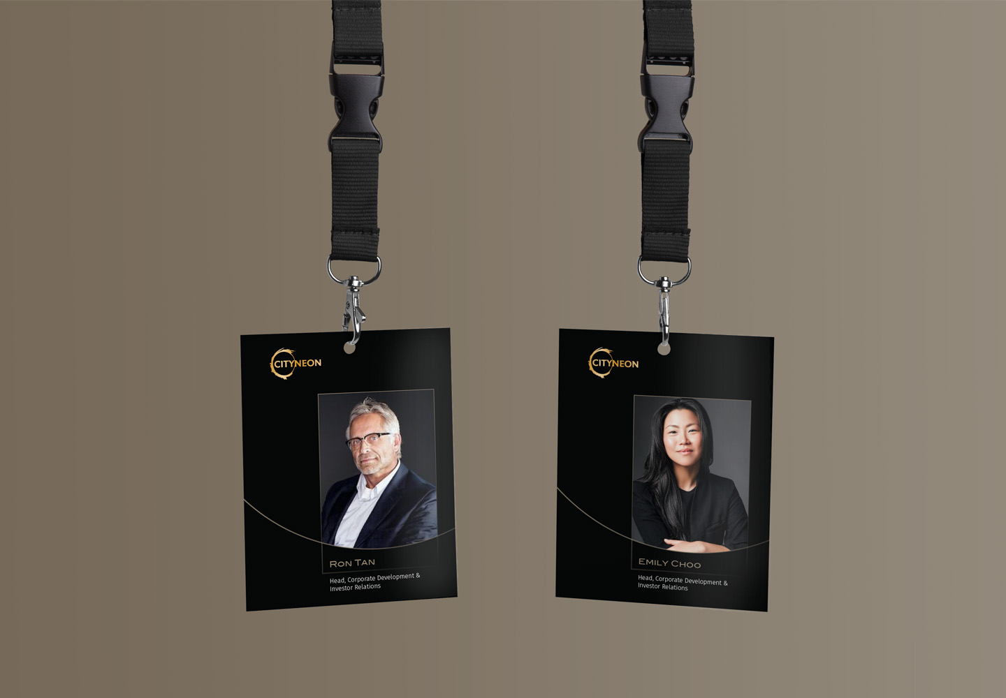 Brand Consultancy in Arts and Entertainment Industry. Lanyard Design for Cityneon