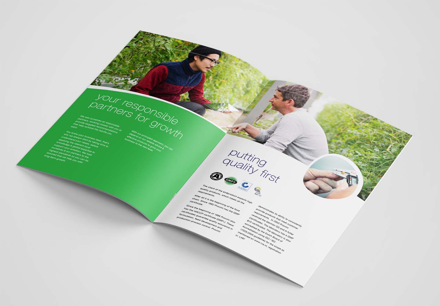 Brand Consultancy in Agriculture Industry. Brochure for Provimi.