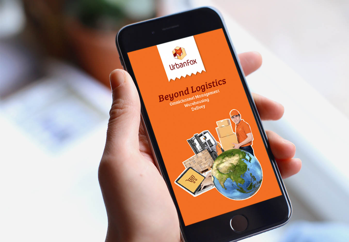 Brand Consultancy in Logistics Industry. Mobile design for UrbanFox